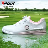 PGM Golf Shoes Women's Spinners/Laces Golf Sports Women's Shoes Waterproof Microfiber Anti slip Nails