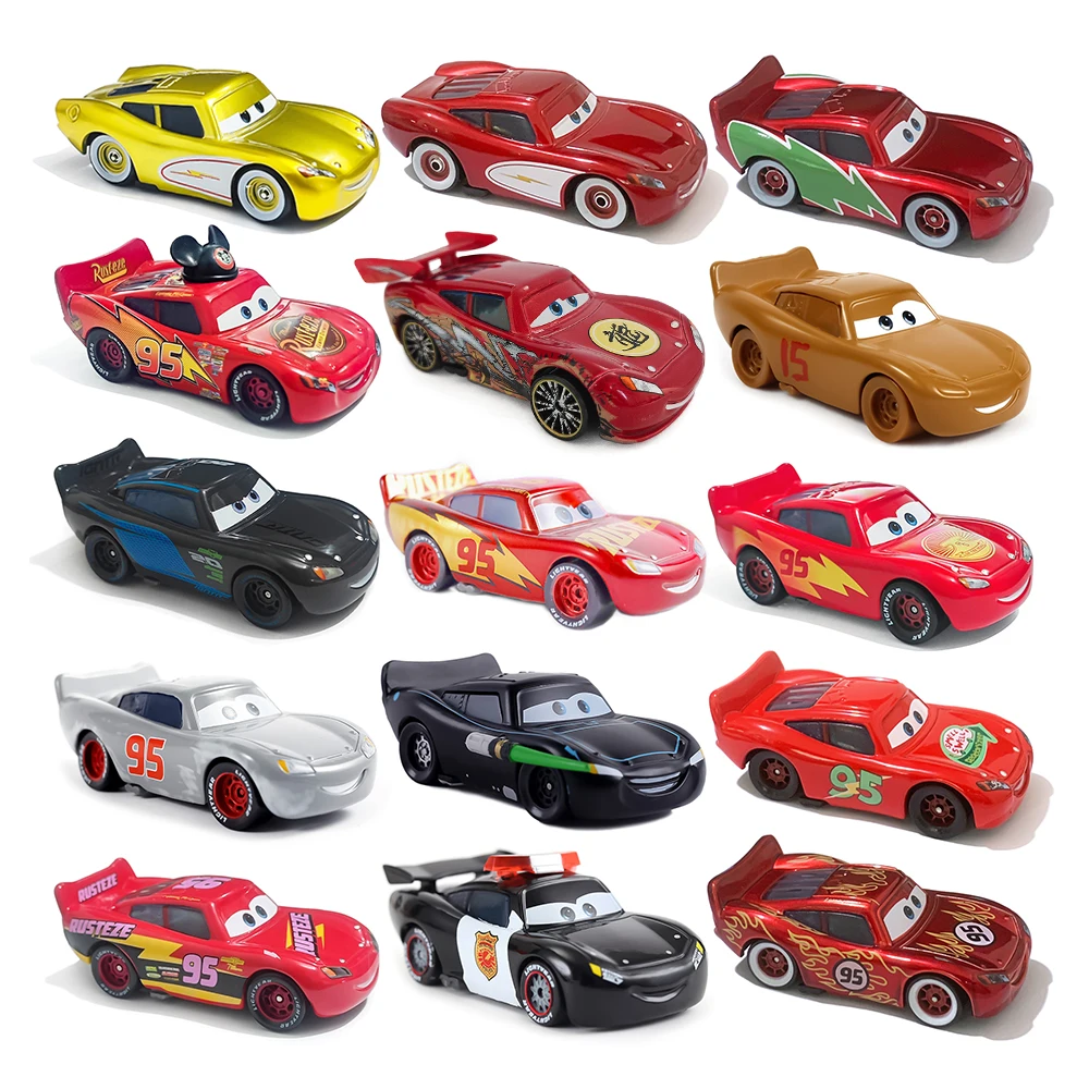 Pixar Cars Travel Lightning McQueen Racing Toys 1/55 Metal Die Casting Model Car Collectibles Alloy Material Children's Gifts