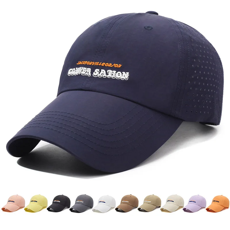 Korean Version of Spring and Summer Breathable Baseball Caps Fashionable Outdoor Travel Sunshade Protection Summer Peaked Caps