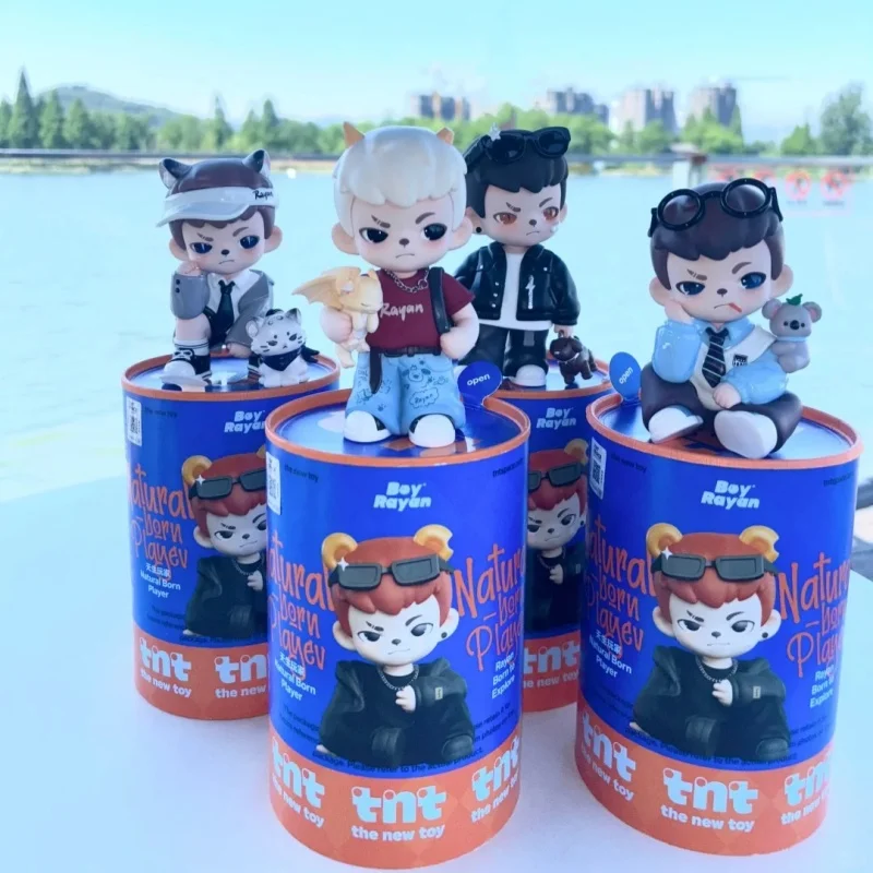 

TNT Genuine Rayan Natural-Born Player Series Kawaii Anime Action Figure Blind Box Mystery Surprise Trendy Cool Boy Toy Gift