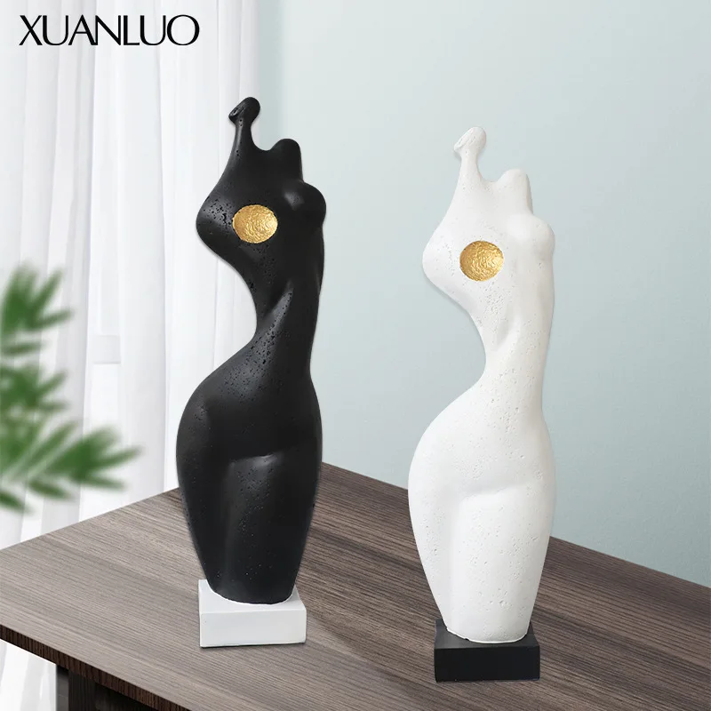 Minimalist Modern Abstract Figurative Sculpture Ornament Hotel Lobby Show Flat Clubhouse Soft Furnishing Creative Display Piece