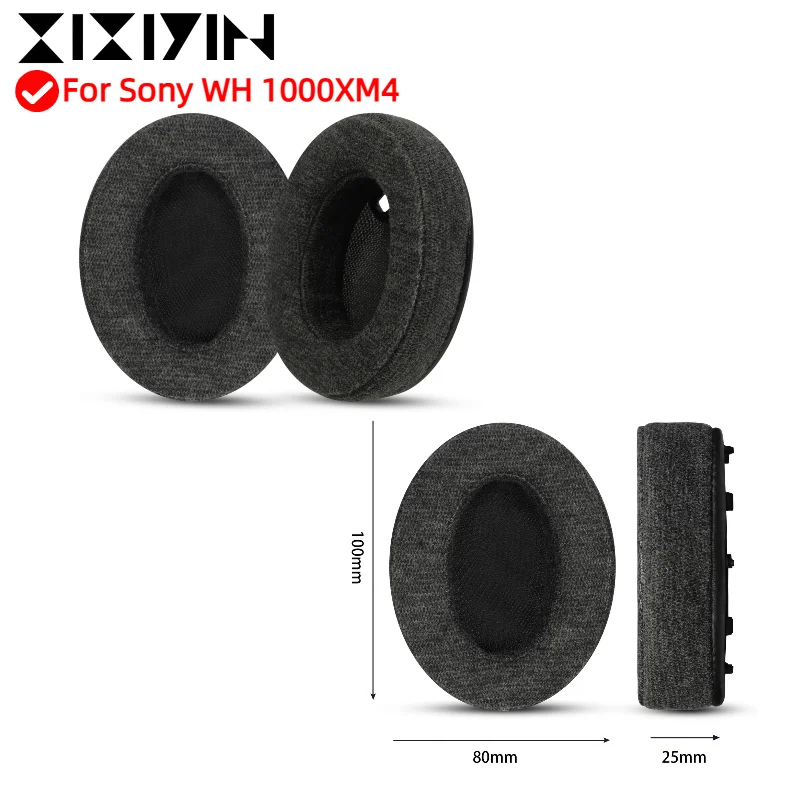 

XIXIYIN Skin friendly cotton fabric Ear Pads For Sony WH 1000XM4 Earpads Sponge Foam Cushion Replacement Headphones Accessories