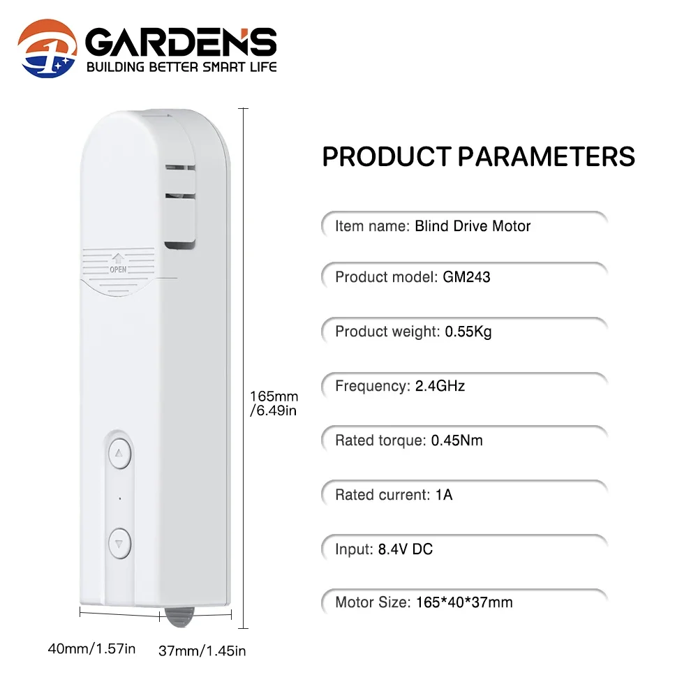 Garden Chain Motor Remote control Zigbee Curtain Roller Blinds Motos Easy To Install At Home Roller Blinds Engine