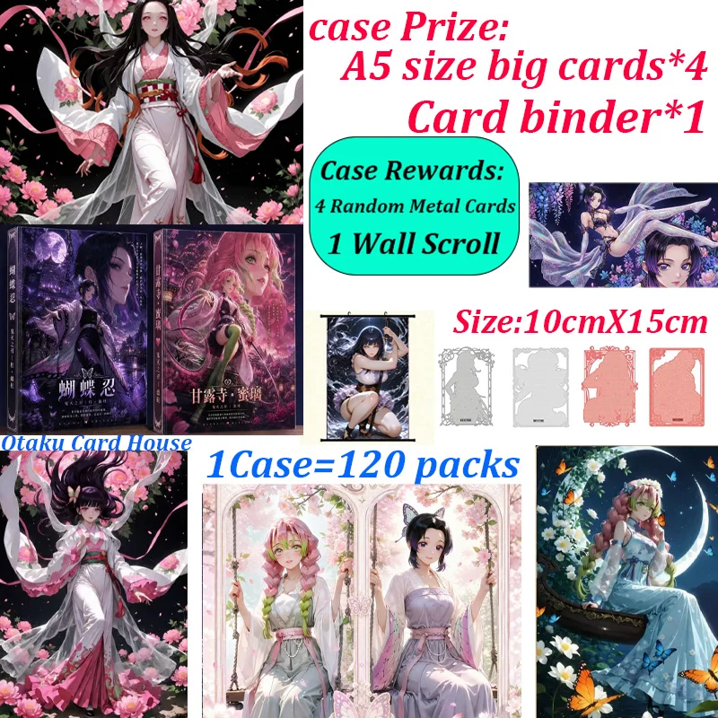 2026 Demon Slayer Kimetsu No Yaiba Waifu Full Case Anime Trading Cards Booster Box Wholesale Bulk Rare Collection for Fans