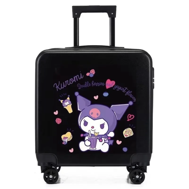 20 Inch Cinnamoroll Kuromi Anime Kawaii Sanrio Ins Trolley Case Suitcase Cute Pochacco Children Code Case Gifts for Girls