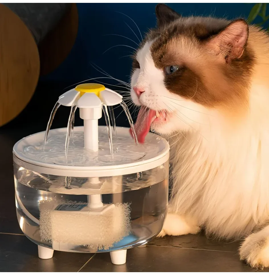 

5V USB Powered Whisper-Quiet Automatic Pet Water Fountainfor Cats dog - Food-Grade Pp Material, Low Voltage Operation