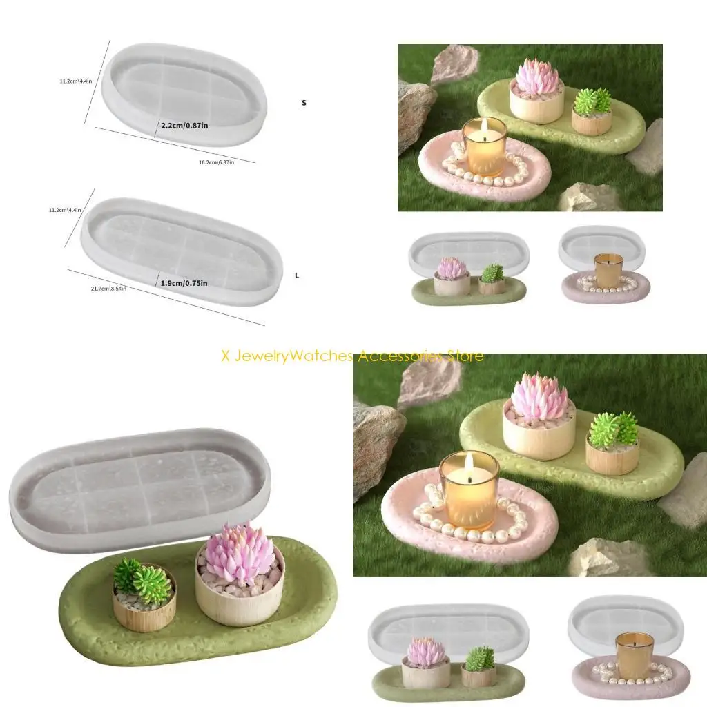 

31 кД легко в использовании силиконовой плесени Создание декоративных лоток плесени с уникальным каменным рисунком, подходящим