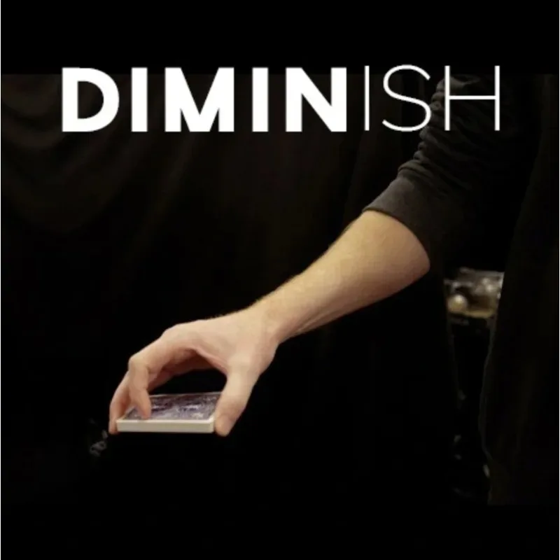 Diminish By Damian Surr Gimmick Poker Deck Magic Tricks Card Vanishing Magic Props Magician Beginner Professional Magia