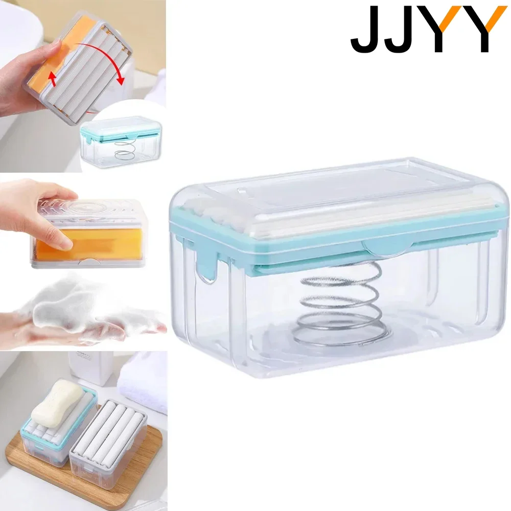 Home Laundry Soap Bathroom Organizer Soap Box Multifunctional Travel Soap Storage Foam Box Bathroom Accessories