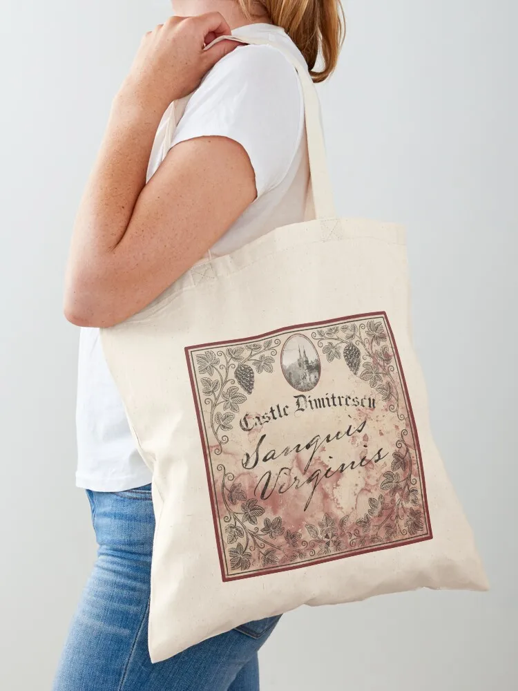 

Sanguis Virginis (With Blood) Tote Bag sac pour femme Reusable bags Shopper hand bag