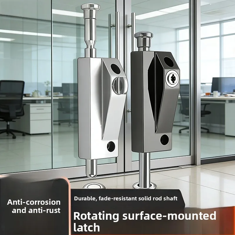 

Rotary Door Latch Lock Spring Latch Aluminum Alloy Opening Door Open Latch Lock