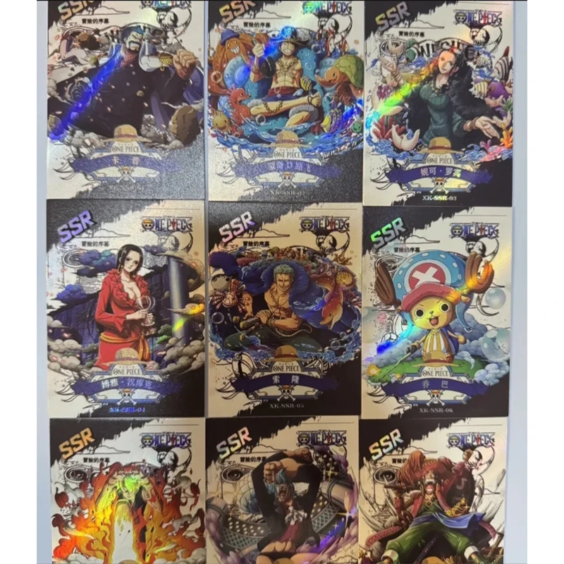 Japanese Anime One Piece Kalifa Vinsmoke Reiju Shirahoshi Boa-Hancock Collectible Cards Christmas Birthday Gifts Children's Toys