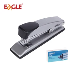 Eagle Desktop Stapler,With free 1000 staples,Up to 20 sheets,Built-in staple remover,School and office binding supplies