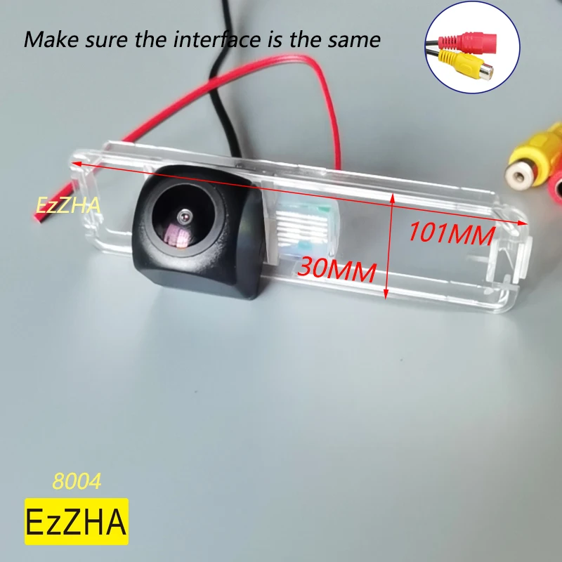 

EzZHA Car Rear View Parking Backup Camera Fisheye For Volkswagen Lavida 2008 2009 2010 2011 Night Vision Waterproof