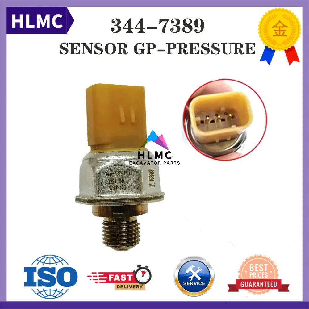 

7PP4-1 344-7389 3447389 Pressure Sensor For 120M 12M2 12M3 140M 160M 16M 2384C 2484C 308E 525D 535D 545D 555D 559C 579C 824K