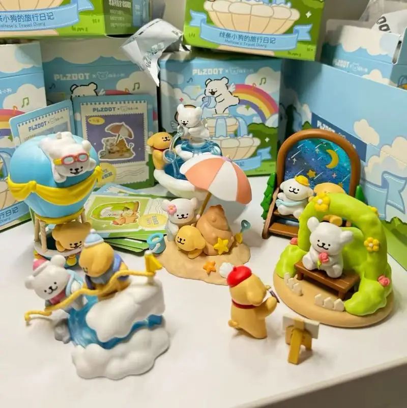 

Kawaii Blind Box Maltese'S Travel Diary 2 Series Maltese Doll Line Puppy Action Figure Surprise Bag Collect Model Mystery Box
