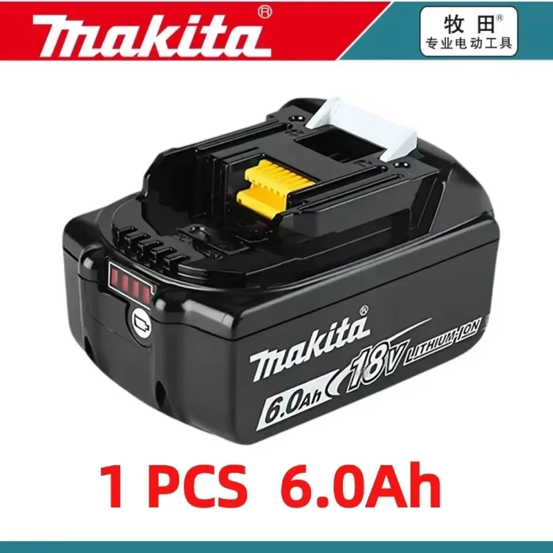 ? Premium Makita 18V 6.0Ah accu, gebouwd voor professionele en zware toepassingen, geschikt voor LXT BL1830 BL1840 BL1850 BL1860 TD173D