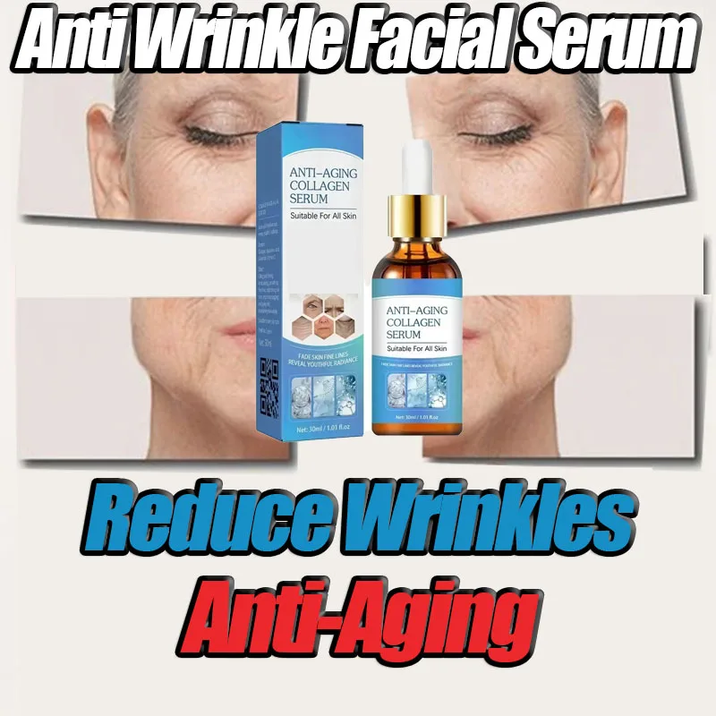 

Wrinkle Removal Serum Anti Aging Collagen Essence Lightening Forehead Fine Lines Repair Tighten Nourishing Skin Care Produce