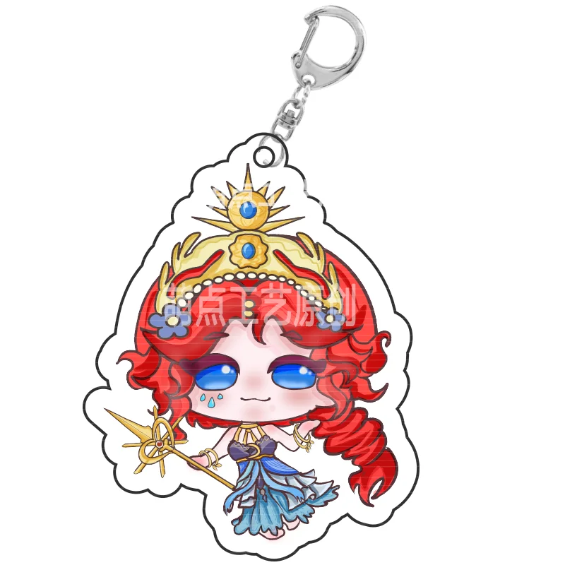 Anime Identity Ⅴ Joseph Desaulniers Former Count  Grace Naiad Cosplay Pendant Q Version Acrylic Keychain Accessory