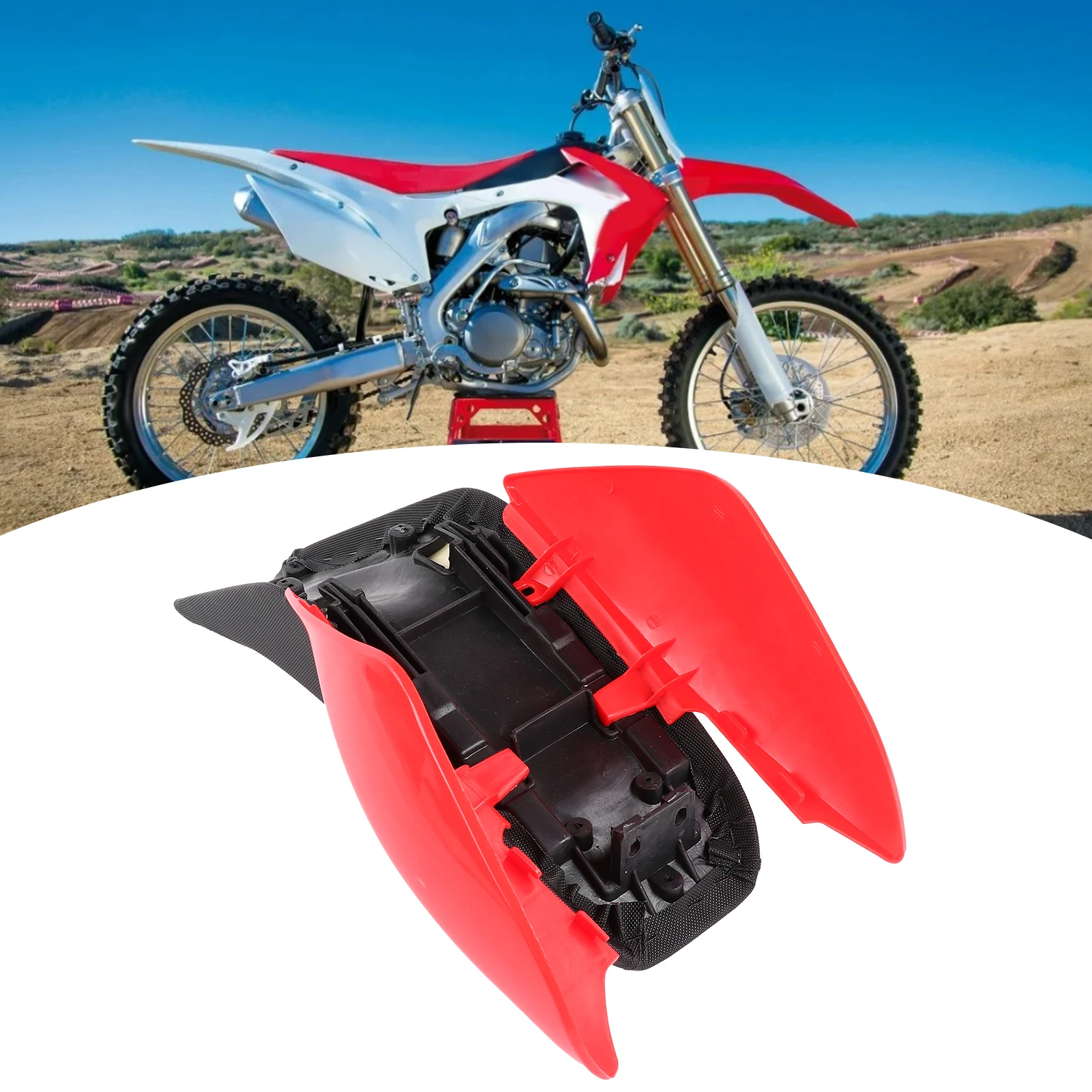 

Plastic Mudguard Fender Motorcycle Seat Set Accessory Fit for Honda CRF50 4-Stroke Pit Bike