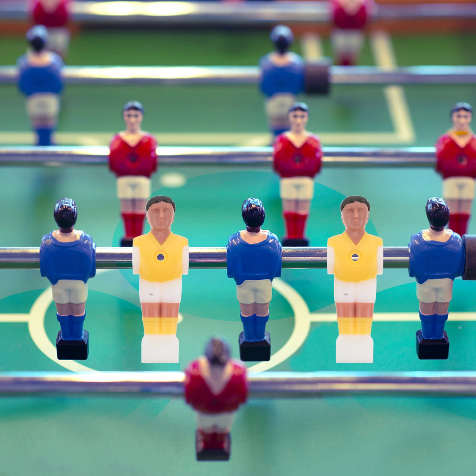 

Foosball Table Replacement Parts Standard Size High Durability Accessories Kit for Football Table Equipment Upgrade