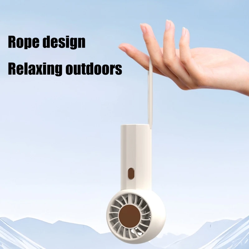 Ventilador mano para viajes, ventilador USB recargable con batería, fácil llevar, envío directo