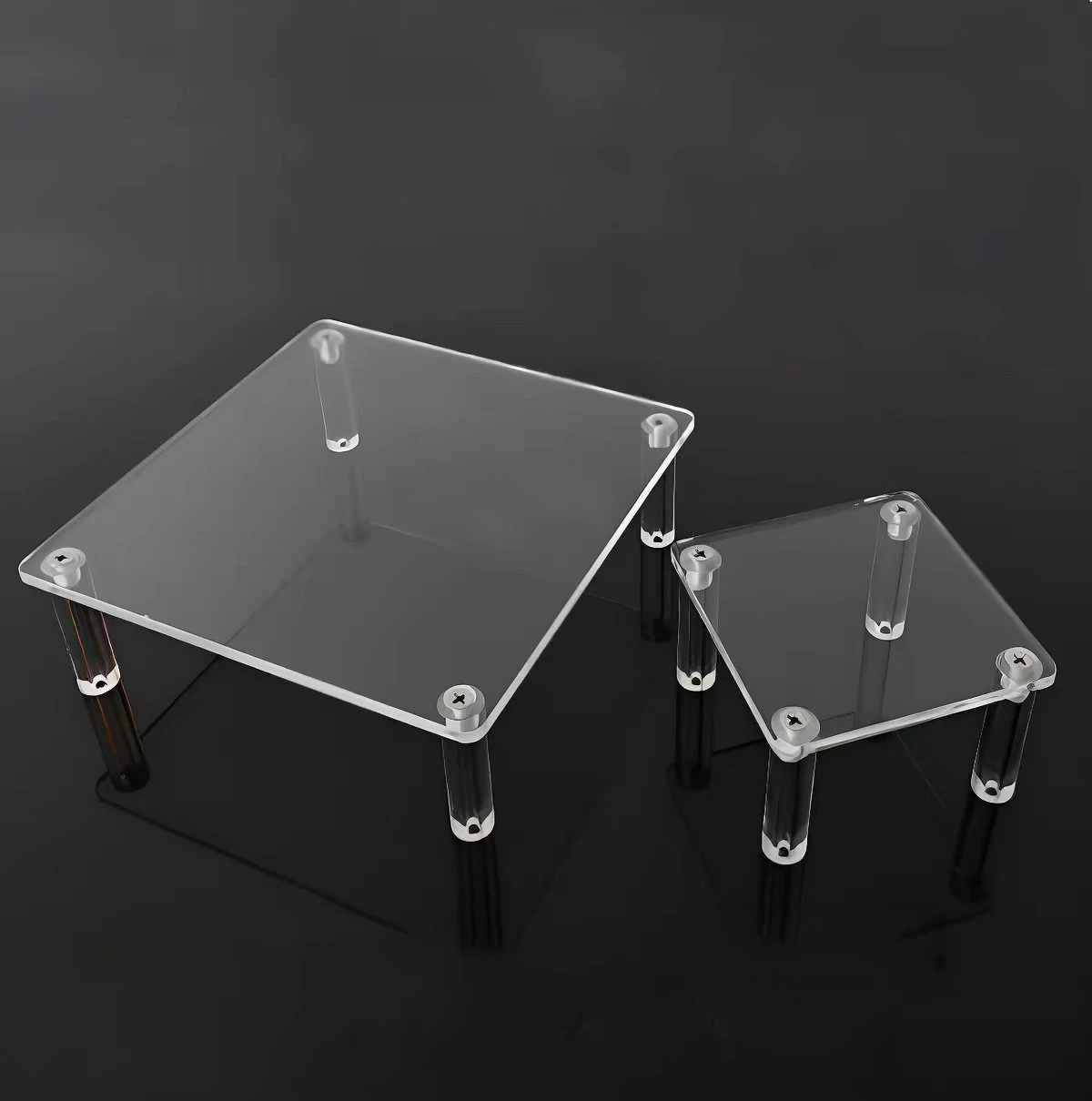 Single Layer Clear Acrylic Display Rack For Action Figure Store Product Display Handbag Storage Rack Desktop Storage Holder