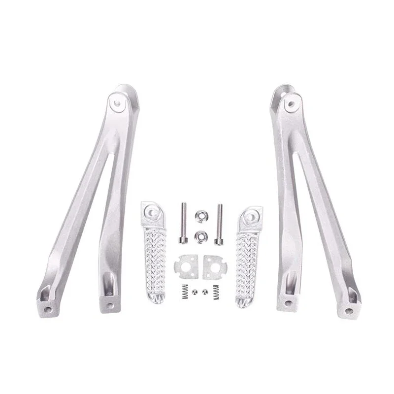 

Aluminium Motorcycle Rear Footrests Bracket Kit Foot Pegs Rest Assembly For Yamaha YZF1000 R1 2004 2005 2006 2007 2008 YZF 04-08