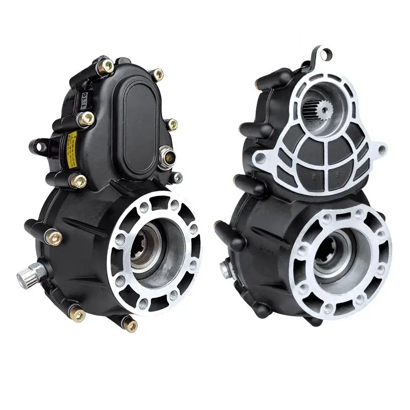 18-gear electric vehicle motor integrated aluminum alloy differential, high-power reduction package, output shaft 6-tooth spline