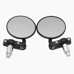 2pcs Motorcycle Mirror Round Bar End Convex Handle Bars for KTM Duke 390 790 EXC EXCF 125 200 250