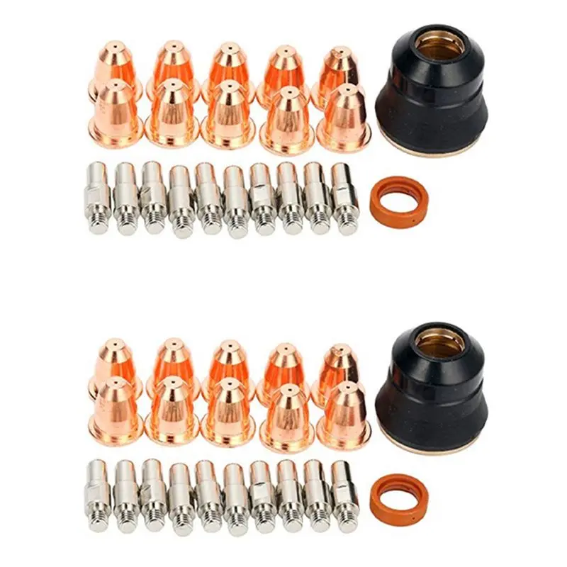ABRW-2 Set Plasma Electrode PR0110 Tip 0.8 PD0116-08 Shield Cup PC0116 Diffuser PE0106 Consumables For Trafimet S45 Torch