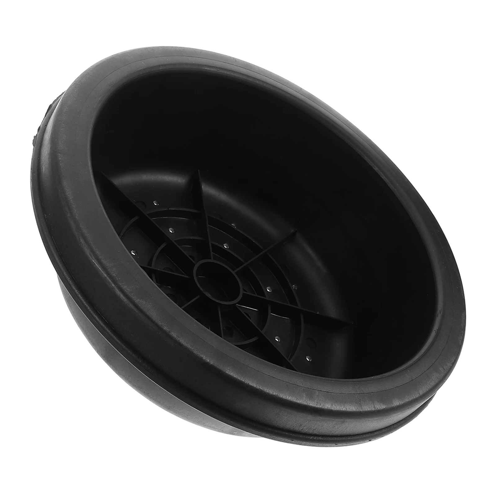 

Replacement Manhole Covers Flower Pot Lawn Well for Garden Round Black Plastic Circular Lid