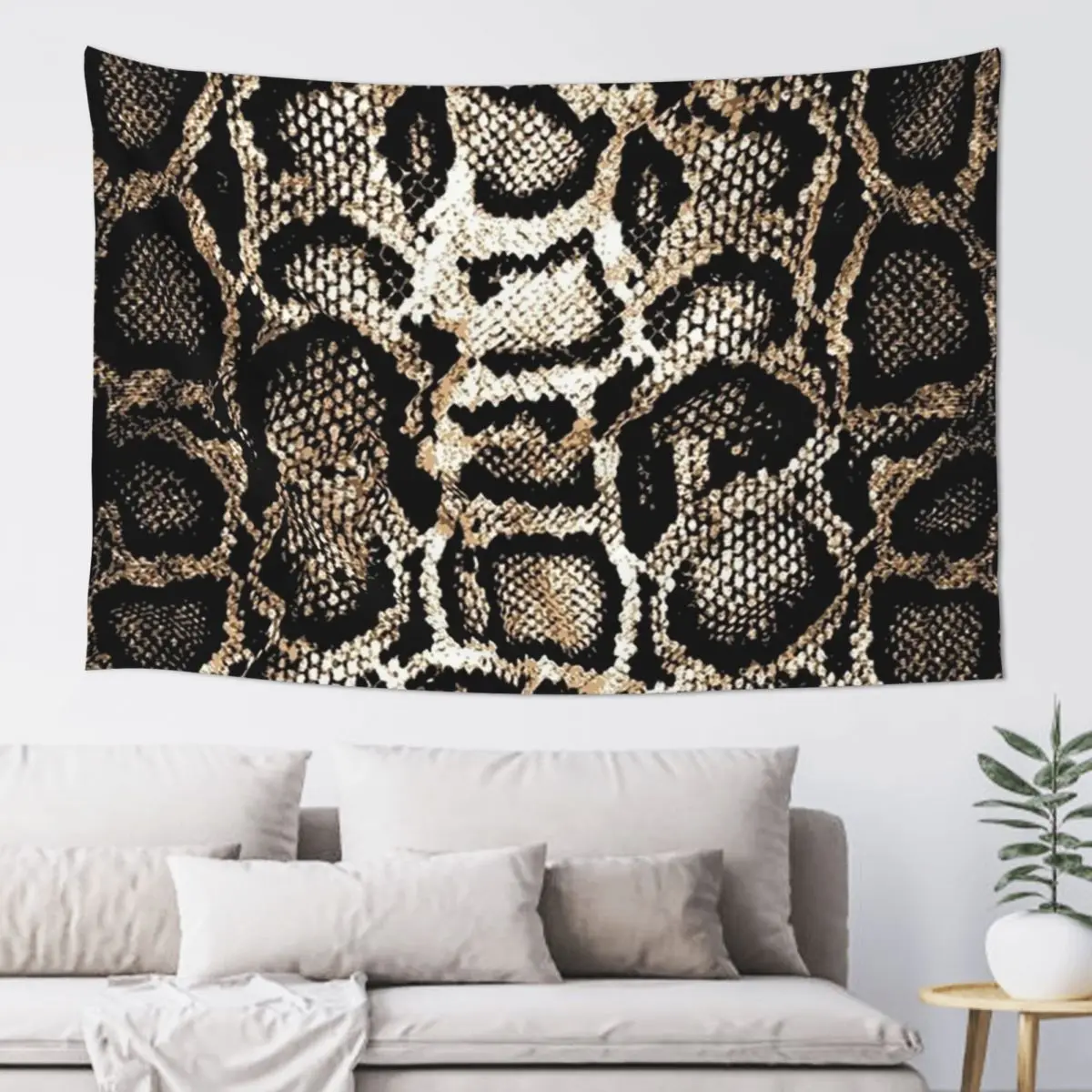 Snake Skin Tapestry Art Wall Hanging Aesthetic Home Decoration Tapestries for Living Room Bedroom Dorm Room