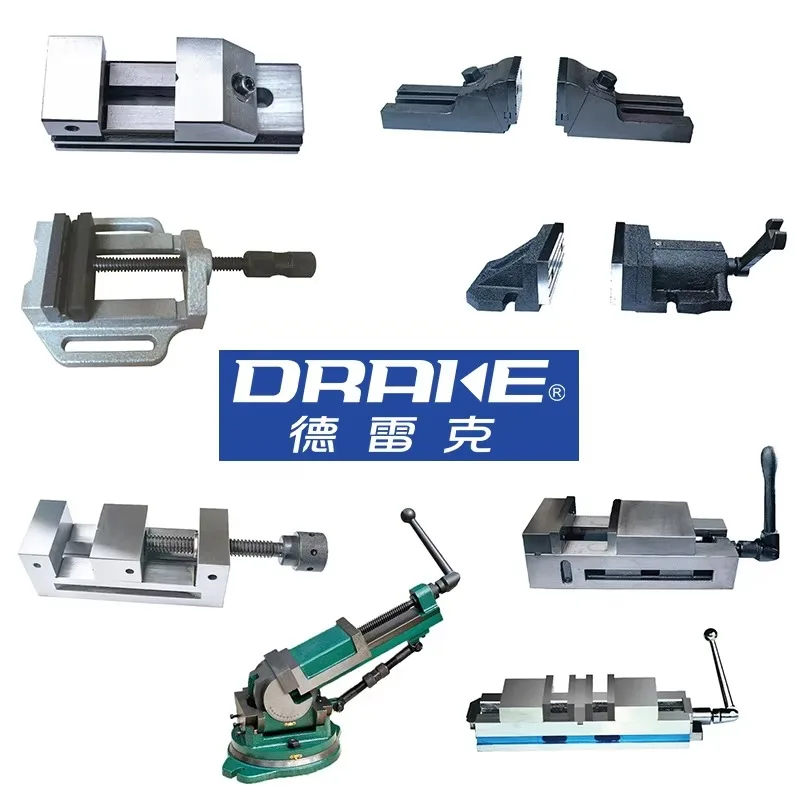 Parallel-jaw Vice CNC Universal Vise Clamp QGG50 63 Vise Silver Steel Material Milling Machine Vice Grinding Workshop