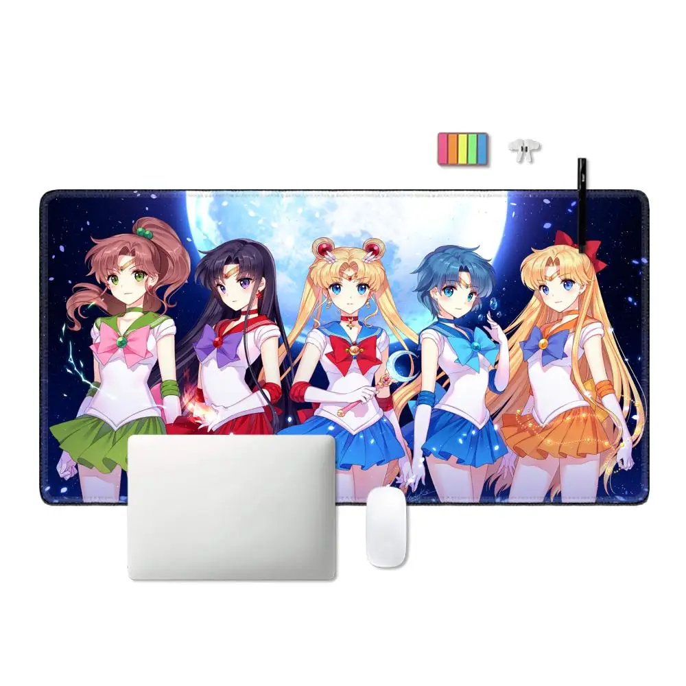 S-SailoR Cartoon Moon Mousepad Mousepad New Arrivals Large Gaming Mousepad L XL XXL Gamer Mouse Pad Size For Keyboards Mat