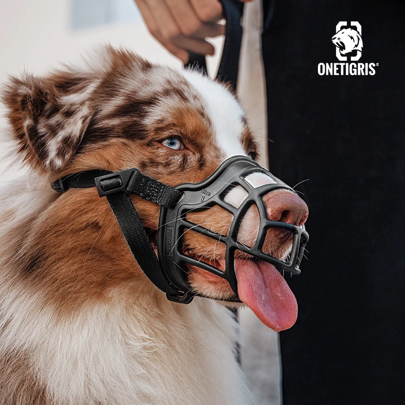 Dog Muzzle Bite Mask To Prevent Indiscriminate Eating of Medium and Large Dogs and Horses Dog German Shepherd Mouth Cover Pets