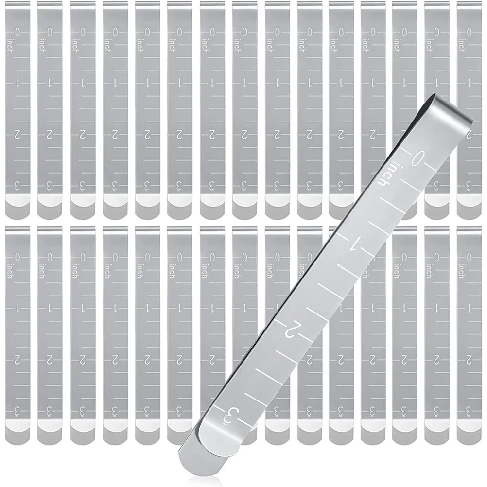 30pcs Clips Hemming Measuring Convenient Hemming Clip Quilting Accessories Knitting Clamps Craft Marking Tools