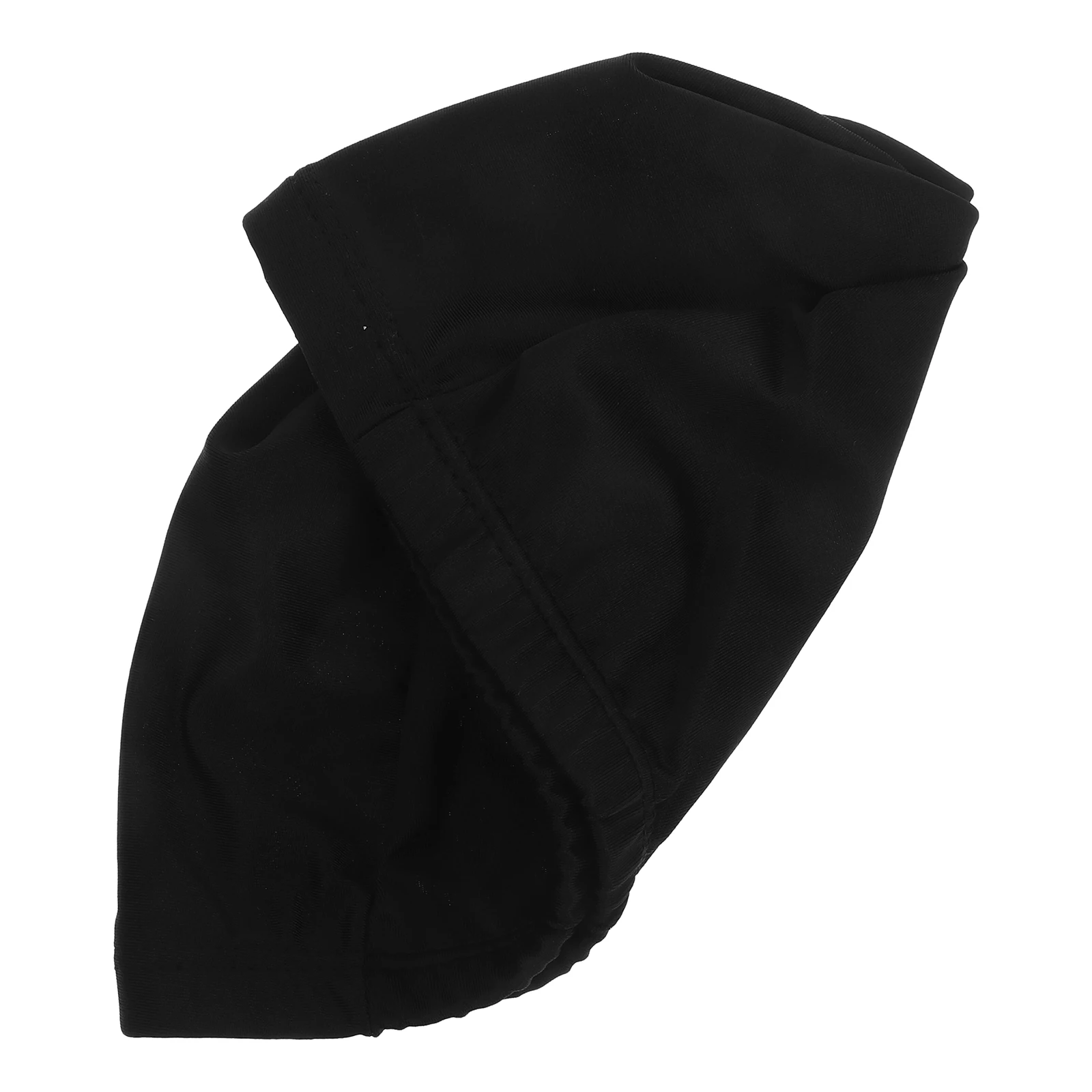 

2pcs Stretchable Polyester Swim Cap Unisex Lightweight Comfortable Quick Dry Hair Protection Ear Fit for Long