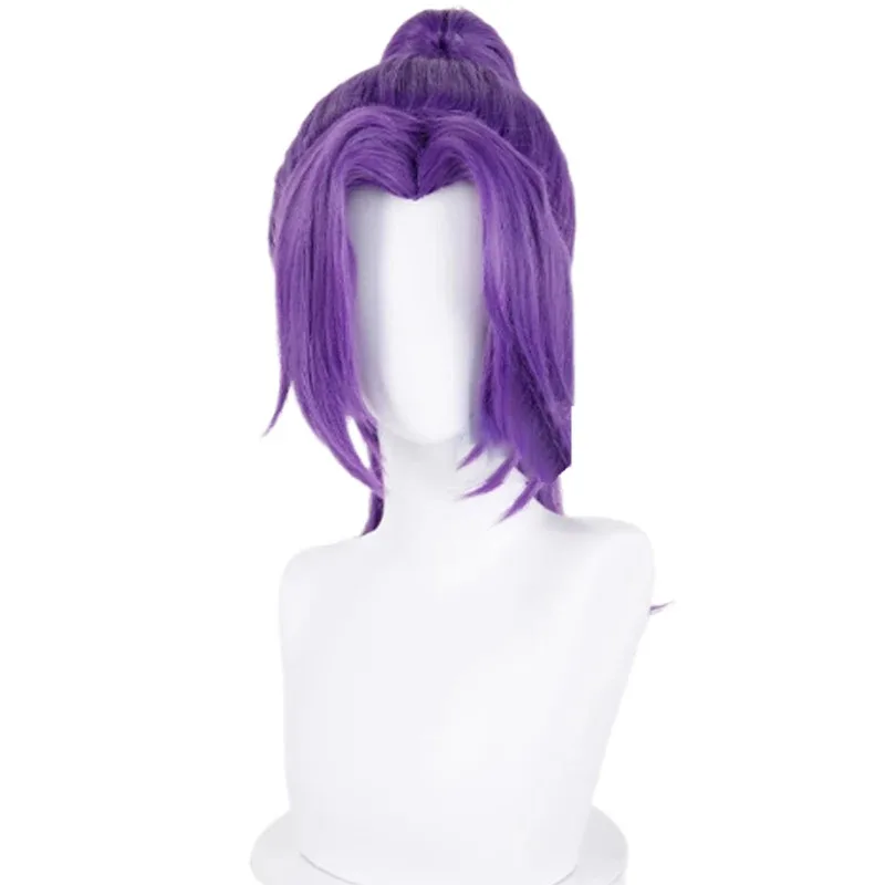 

asdh8@Rivals Game Psylocke Wigs Cosplay Fantasia Clothing Props Women Disguise Roleplay Purple Hair Wigs Headgear Halloween Acce