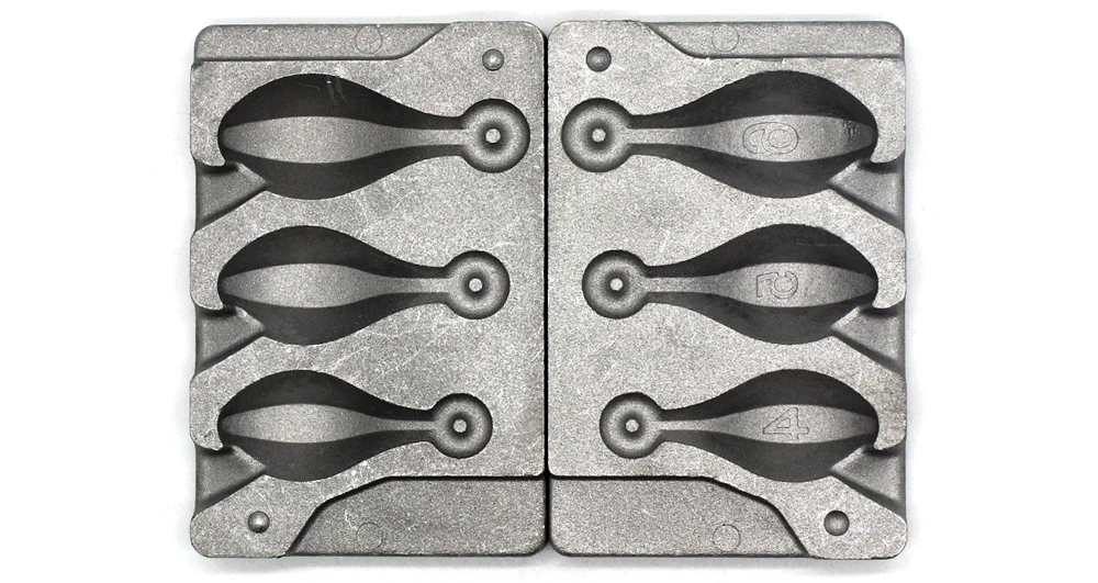 Dimatteo DIY Fishing Snapper Sinker Mould DMTSNSM/Medium Combo Snapper Sinker 112g 140g 168g 3 Cavities