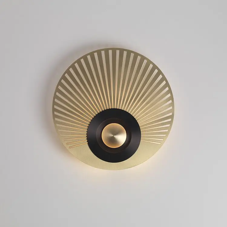 Nordic Modern Creative Laser Cut Metal Wall Light Artistic Ambient Lamp for Bedroom Headboard Hallway Corridor Decor Room Decor