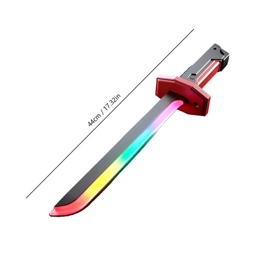 Brinquedo de espada com luz de spray com som de laser e brilho de LED - sabre de luz sensorial de alta tecnologia legal para crianças meninos, seguro