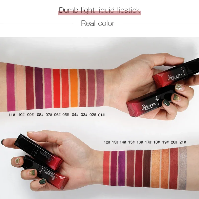 Best Lip Makeup 17 Color Sexy Matte Long Lasting Lipgloss Liquid Lipstick Lip Cream