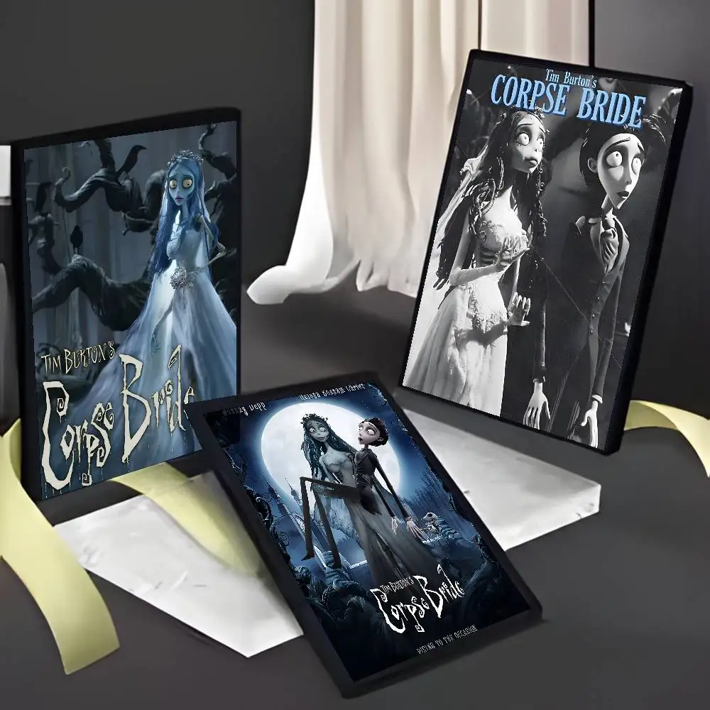 C-Corpse Bride Cartoon Poster Art With Prints Home Bedroom Living Room Decoration Gift view 2