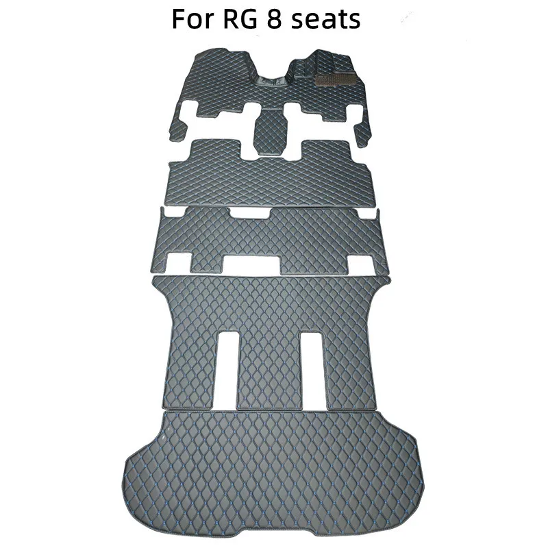 

Custom full set car floor mats + trunk mat for Right hand drive Honda STEPWGN stepwagon RG 2009-2004 7 8 seats non-slip carpets