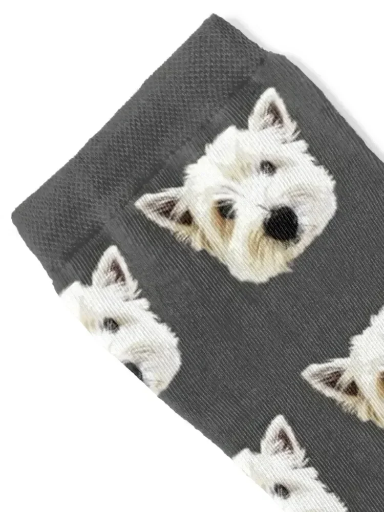 West Highland Terrier Cute Puppy Dog Socks basketball golf fashionable FASHION Woman Socks Men's