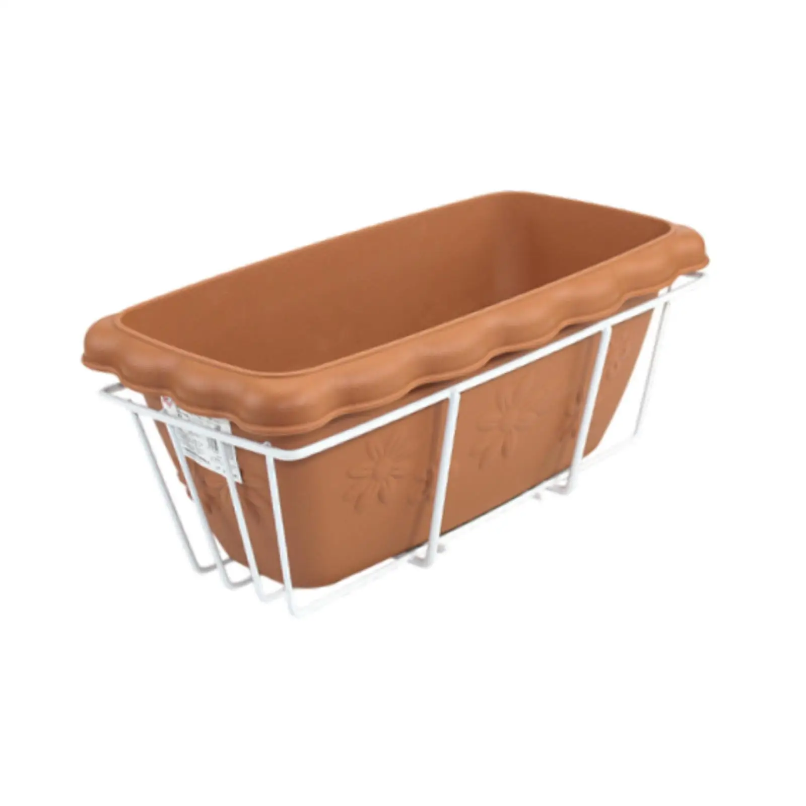 

Кашпо для балконных перил из смолы, контейнер для выращивания овощей, декоративное кашпо для дома, сада, веранды, двора, террасы