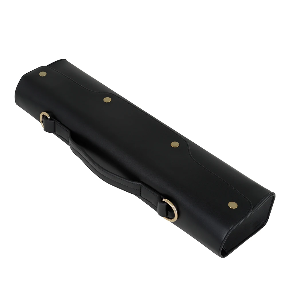

1Pcs Portable Flute Case Carrying Bag Lightweight Compact Storage Box Black Waterproof Durable Shoulder Strap Outdoor