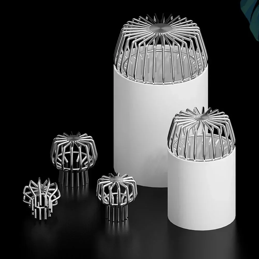 1 Pcs 304 Steel Protection Netting Anti-blocking Rain Pipe Cap Gutter Guard Strainer Balcony Drainage Cover Roof Floor Drain