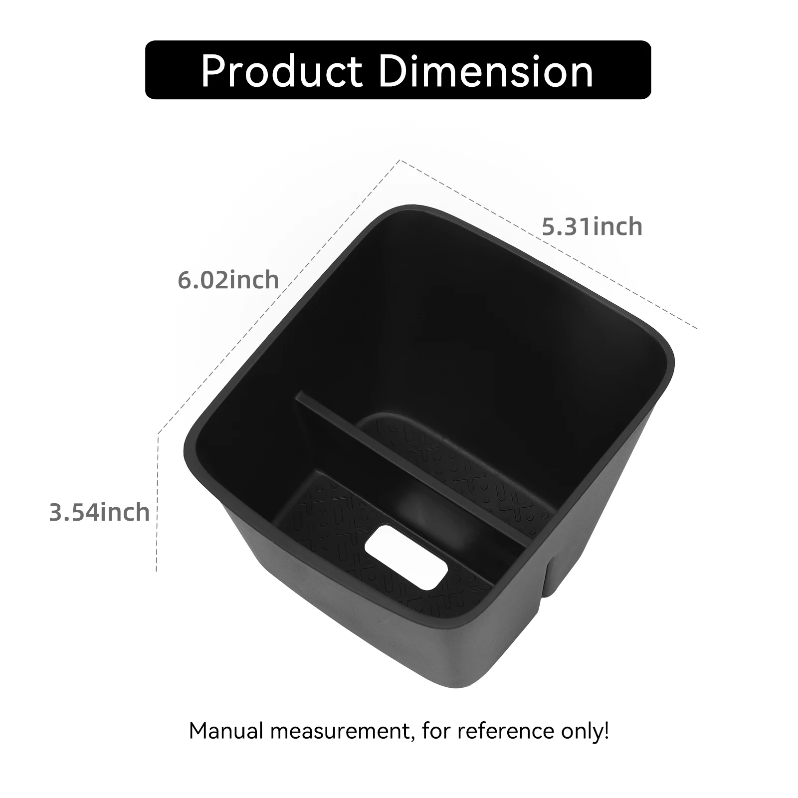 Smabee Left Drive for Chevrolet Spark EUV/Wuling Bingo Plus LHD 2024-2026 Car Center Rear Storage Box Organizer Accessories